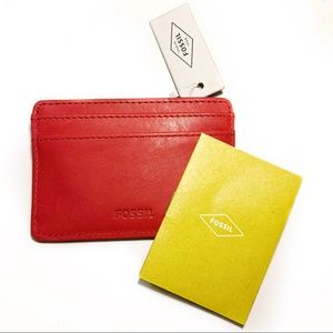 Fossil Booker Card Case